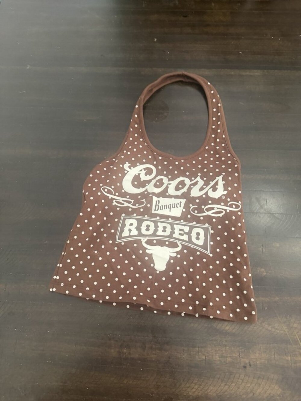 Women’s Coors Brown Halter Top Size Small NWT